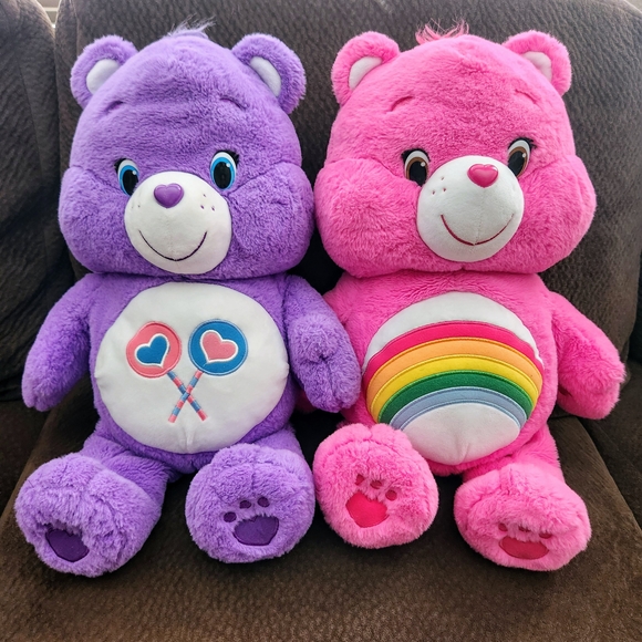 Care Bears Share Bear Purple Plush - Picture 7 of 7